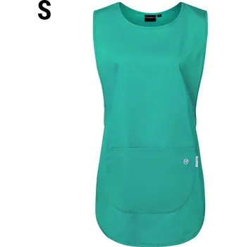 Kuchyňská zástěra G.Gastro KARLOWSKY | Šatová zástěra Essential - smaragdově zelená - velikost: S