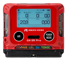GX-3R PRO - Detektor plynů CO2, CO, H2S, O2, %LEL