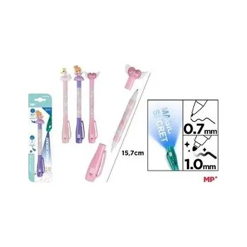 Set školních potřeb Długopis szpiegowski UV 0.7/1.0mm Balet MIX