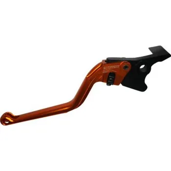 Spojková páčka ACCOSSATO fixed CNC-worked aluminium, orange ESC023O