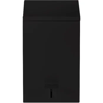 Odpadkový koš Decor Walther, Koš na odpadky do koupelny Corner Soft Close čtvercový 32 cm černý matný - Formadore