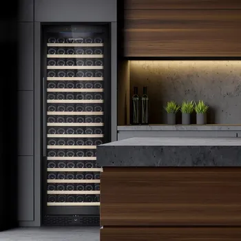 Vinotéka G.Gastro Lednice na víno - 425L - černá / s 1 chladicí zónou