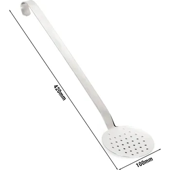 Naběračka G.Gastro Děrovaná naběračka- Ø 10 cm - Délka: 32 cm