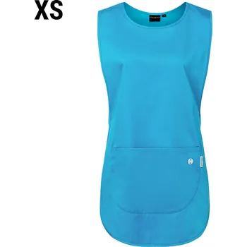 Kuchyňská zástěra G.Gastro KARLOWSKY | Šatová zástěra Essential - pacifická modrá - velikost: XS