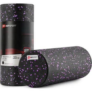 Masážní přístroj Hop-Sport Masážní válec EPP plný 33cm fialový