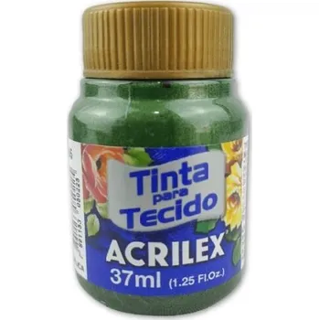Výtvarná barva Acrilex Barva na textil 37ml - metalická olivová zelená 545