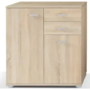 Komoda Komoda TAMPA 2T2S - dub sonoma - SLEVA 3% s kodem radost25