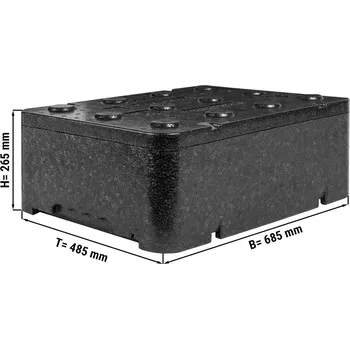 Lednice G.Gastro Thermobox / Polybox - pro EN plechy 685 x 485 x 265 mm