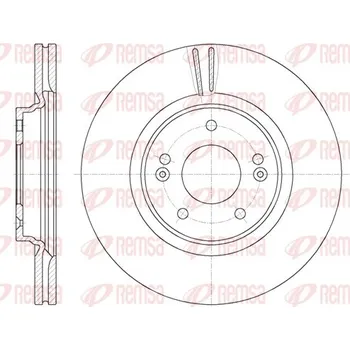 Brzdový kotouč Brzdový kotouč REMSA 61781.10