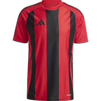 Pánské tričko Pánské Tričko s krátkým rukávem ADIDAS STRIPED 24 JSY IW4556 – Červená XXL