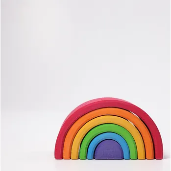 Dřevěná hračka Grimm's - Duha - dřevěná skládačka