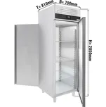 G.Gastro Průchozí nerezová lednice PREMIUM - GN 2/1 - 700L - s 1 předními & 1 zadními dveřmi