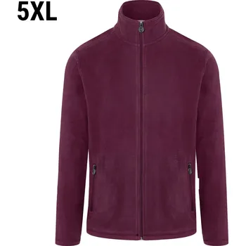 Pánská mikina G.Gastro KARLOWSKY | Pánská pracovní fleecová bunda Warm-Up - lilek - velikost: 5XL