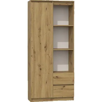 Obývací stěna Knihovna Ben 80 dub artisan