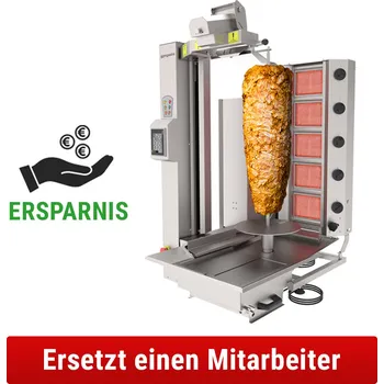 Pec na pizzu G.Gastro Plynový kebab robot - do max. 120 kg