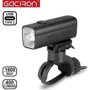 Cyklosvítilna Gaciron Kiwi-400 přední černá