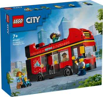 Stavebnice LEGO LEGO City 60407 Červený dvoupodlažní vyhlídkový autobus