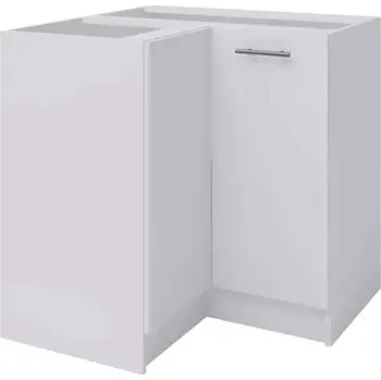 Kuchyňská linka Dolní rohová skříňka FABIANA S - 90N, bílá - SLEVA 3% s kodem radost25