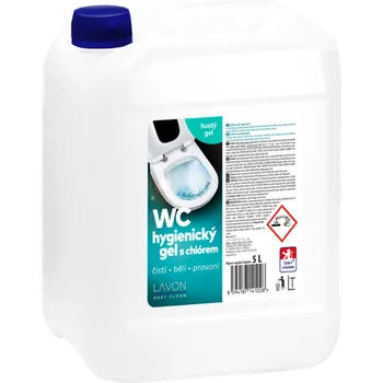 WC čistič LAVON WC hygienický gel s chlórem 5 L 10125