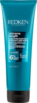 Vlasová regenerace Redken Extreme Length Triple Action Treatment maska na vlasy 250 ml