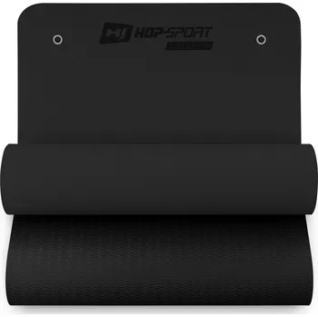 podložka na cvičení Hop-Sport Podložka fitness TPE s otvory 0,8cm - černá