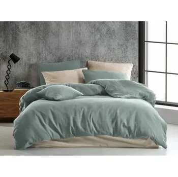 Povlečení Stanex Mušelínové povlečení mint (LS379) Rozměry povlečení: Francouzská deka (š x d) 200 x 220 cm