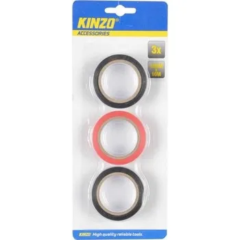 Lepicí páska IZOLAČNÍ PÁSKA 3KS 18MM X 10M KINZO