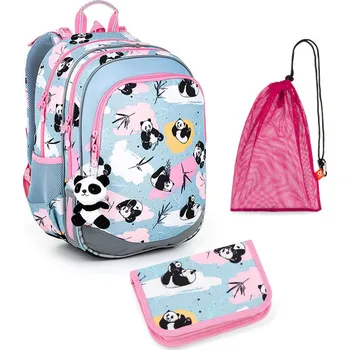 Školní batoh Školní set Topgal ELLY 22004 G - batoh + penál + pytlík na přezůvky
