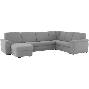 Sedací souprava Sedací souprava ve tvaru BITER U, látka šedá, levá - doprava zdarma - SLEVA 3% s kodem radost25