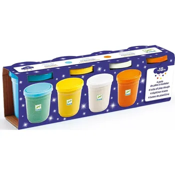 kreativní sada Hravá modelína - třpytky - 4 ks