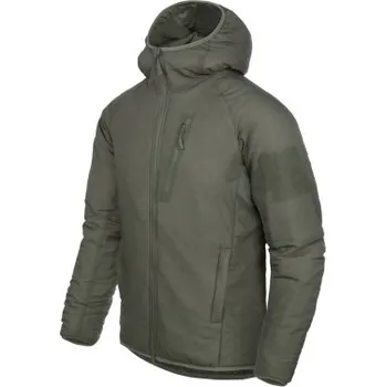 Pánská větrovka Bunda Wolfhound Hoodie, Climashield Apex 67g, Helikon, Alpha green, 3XL
