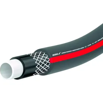 Zahradní hadice Dedra Zahradní hadice Premium 1/2" x 50m, 4vrstvá 80N724 šedo-červená (Dedra 80N724 hadice na zavlažování zahrady, 50 m klubko, 1/2")
