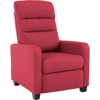 Křeslo Relaxační křeslo TURNER - malinové - SLEVA 3% s kodem radost25