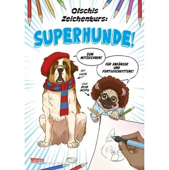 Komiks pro dospělé Olschis Zeichenkurs: Superhunde! - Olschi