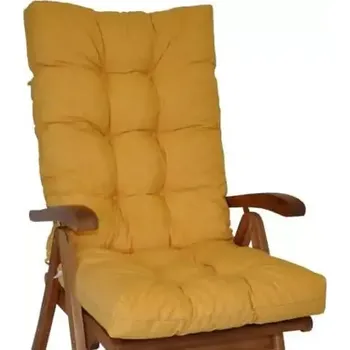 Sedací pytel Polstr křeslo vysoké - žlutý melír - SLEVA 3% s kodem radost25