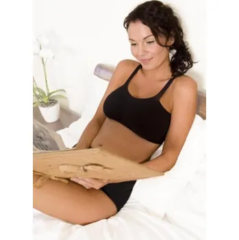 Těhotenská podprsenka Carriwell Těhotenská podprsenka vhodná i ke spaní - ČERNÁ Černá XL