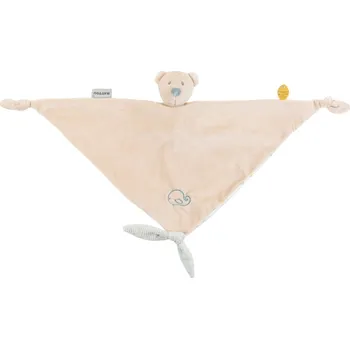 Výuková hračka NATTOU Mazlíček plyšový maxi medvídek Jules 65x40 cm Romeo, Jules & Sally