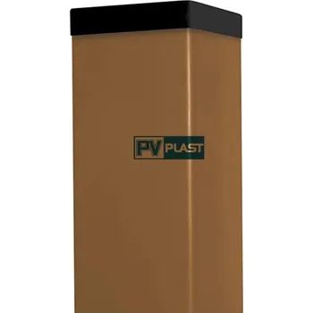 Plot Pvplast Dřevoplus Sloupek Zn poplastovaný pískový 1,6 m