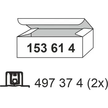 Výfukový systém Montážní sada, tlumič výfuku ERNST 153614