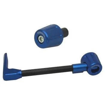 Lever guard ACCOSSATO with black hose and joint left, carbon DE010-048-TD-12