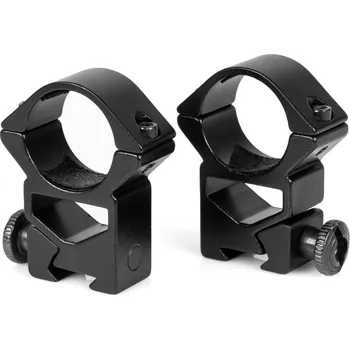 Puškohled Norconia 25,4mm montážní kroužky ZKM 452 pro 11mm Dovetail lišty - vysoké