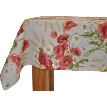 ubrus Ubrus 120x120 - vlčí máky - SLEVA 3% s kodem radost25