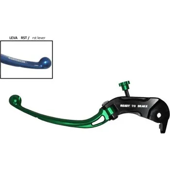 Páčka spojky ACCOSSATO aluminium, master cylinder zelená LV033G-18-L-RST