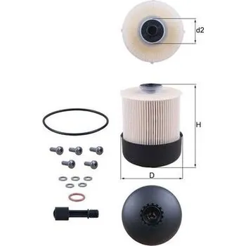 Palivový filtr palivovy filtr MAHLE KX 338/28D