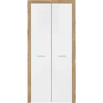 Dětský pokoj Šatní skříň Balder SZF2D - Dub riviéra/bílý lesk - SLEVA 3% s kodem radost25