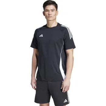Bavlněné triko Adidas Tiro 24 TEE černo bílé Velikost: XS
