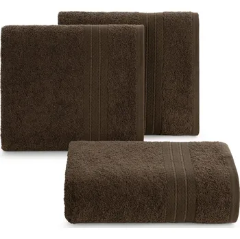 Ručník BAVLNĚNÝ RUČNÍK KAYA 30X50 CM HNĚDÁ