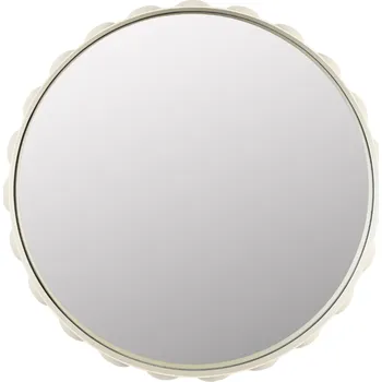 Zrcadlo Béžové kovové závěsné zrcadlo ZUIVER BUBBLES 50 cm