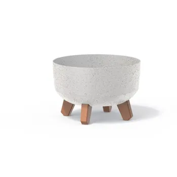 Květináč Prosperplast Gracia Low ECO Wood DGRL240LW 23,5 cm