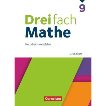 Učebnice Dreifach Mathe 9. Schuljahr Grundkurs. Nordrhein-Westfalen - Schulbuch